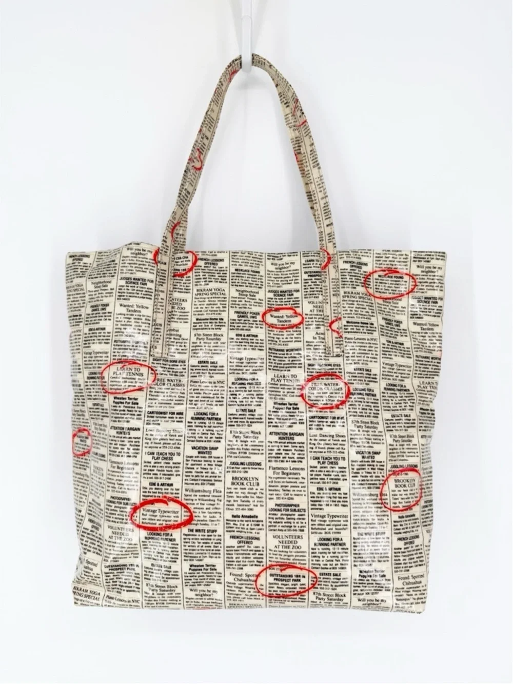 Kate Spade Newsprint Bon Journal Shopper Tote - Picture 3 of 8